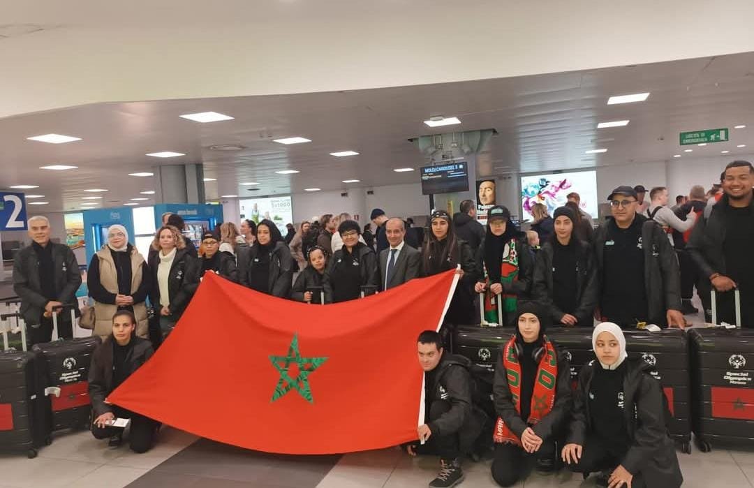 القنصل العام للمملكة المغربية في تورينو يستقبل الوفد المغربي المشارك في الألعاب الأولمبية الشتوية الخاصة 2025