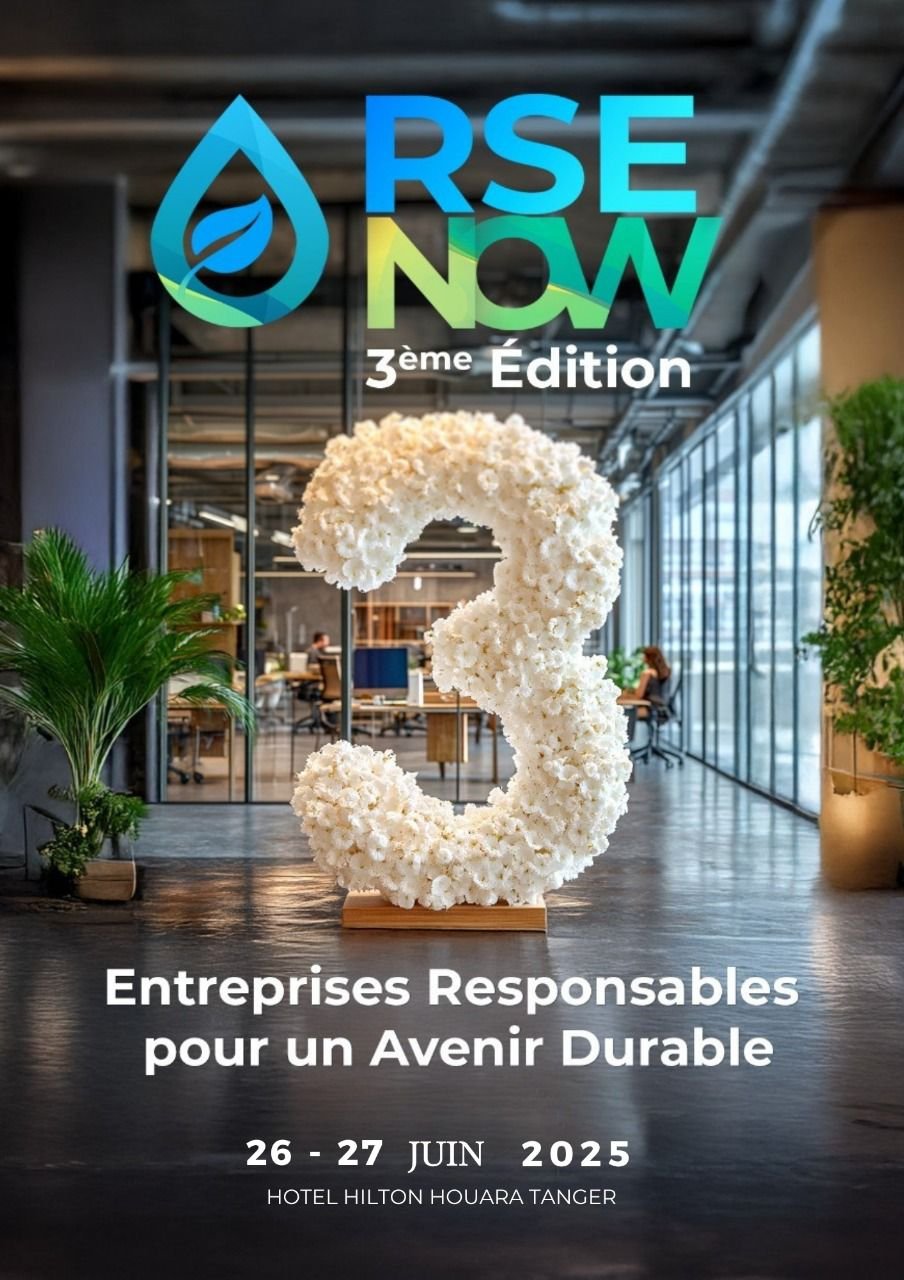 ينظم Le Club des Dirigeants النسخة الثالثة من مؤتمر  RSE NOW بمدينة طنجة، تحت شعار: » الأداء، الابتكار، المسؤولية: اختاروا الخيار المستدام «   