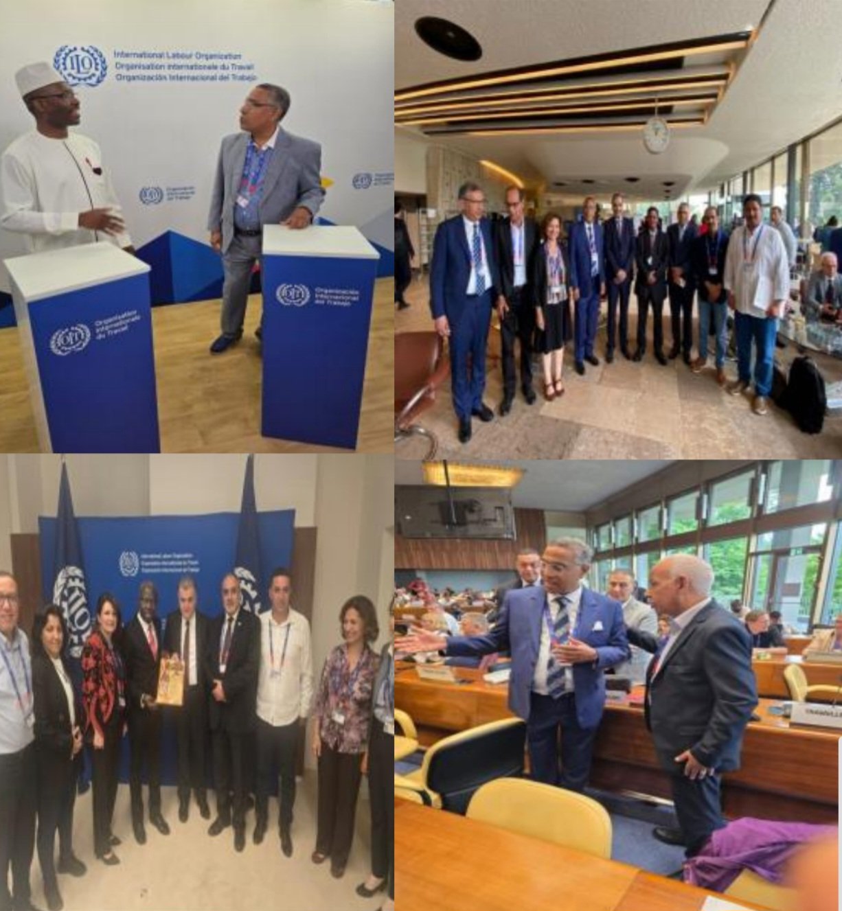أنشطة ولقاءات مكثفة لوفد الاتحاد المغربي للشغل في أشغال الدورة 113 لمنظمة العمل الدولية بجنيف المنعقدة من 1 الى 13 يونيو 2025